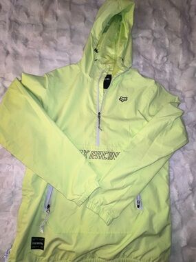 Fox Racing Neon Lime Pullover Jacket | S |
